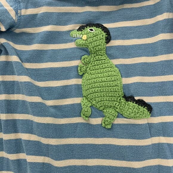 Red Egg and Ginger Dinosaur Crochet One Piece - Picture 3 of 6